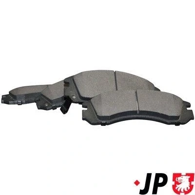 Bild av JP GROUP 3963600710 Jeu de plaquettes frein Essieu avant avec indicateur d&#039;usure MITSUBISHI: PAJERO 2 Canvas Top, OUTLANDER 3, 3