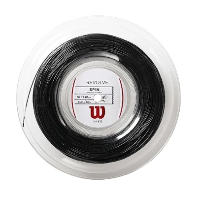 Bild av Wilson Tennisracket String, Revolve, 12,2 m, vit, 1,30 mm, unisex, WRZ946500