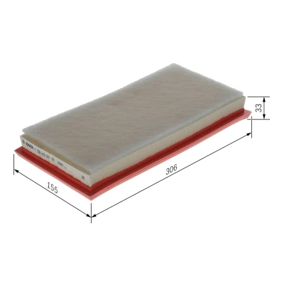 Bild av Luftfilter BOSCH F 026 400 687