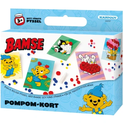 Bild av Kärnan Kul Att Skapa Bamse Pompompyssel Pysselset