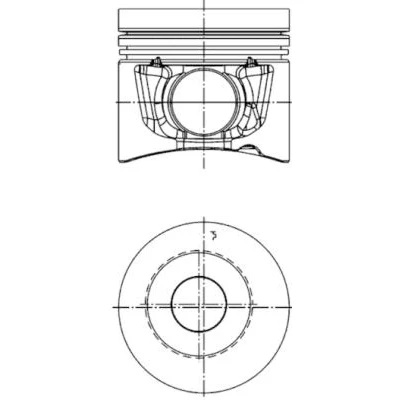 Bild av Rep.sats, kolv/cylinderfoder KOLBENSCHMIDT 40289960