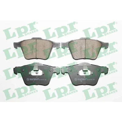 Bild av LPR 05P1507 Jeu de plaquettes frein VOLVO: V60 I, V70 3, S80 II, FORD: S Max Mk1, Galaxy Mk2 MPV
