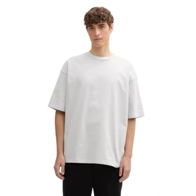 Bild av TOM Tailor Denim Oversized Tshirt bas, Storlek: Large, Chalk grey