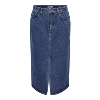 Bild av ONLY Onlbianca REA NOOS Jeanskjol, Storlek: XL, Azul