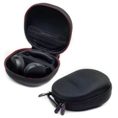 Bild av Digicharge Hårt skyddande bärväska för Sony, JBL, Beats, Bose Over Ear hörlurar och SteelSeries Nova Arctis Prime, Mpow, Beexcellent, Logitech Gaming Headset 19 x 23 cm Max fodral