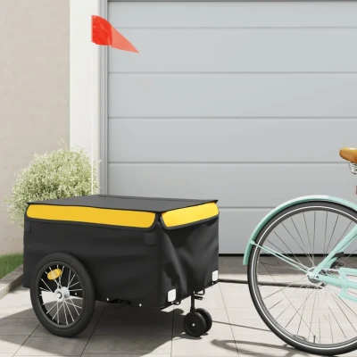 Bild av Cykelvagn svart och gul 45 kg järn