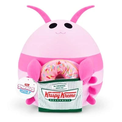 Bild av Snackles Series 2 Wave 2, Snackswapp, Shrimp, 35 cm, Snackle by ZURU Cuddly Squishy Comfort Plush with License Snack Brand Accessory (Shrimp, Krispy Kreme)