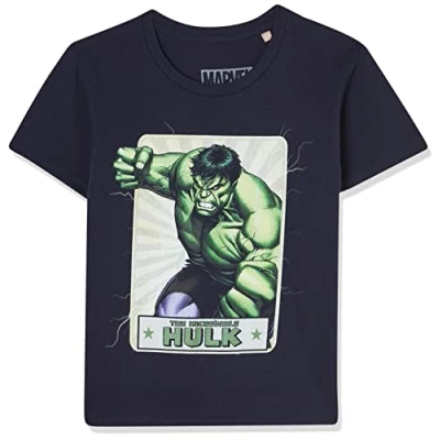Bild av Marvel T shirt för pojkar, Marinblå, 10 År