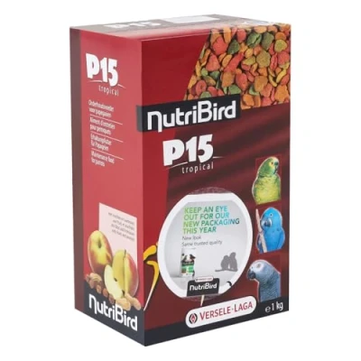 Bild av NutriBird P15 Tropical Papegoj Underhållspellets 1 kg