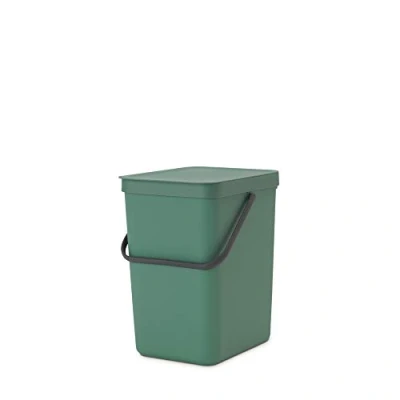Bild av Brabantia Sort &amp; Go Recycling Mülleimer, Hink, Light Grey, 16 Liter