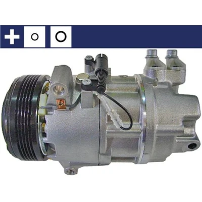 Bild av MAHLE ORIGINAL ACP 811 000S Compresseur De Climatisation CSV613C 12 PAG 46 R 134a avec bague d&#039;étanchéité BMW: 3 Berline, Coupe, Touring