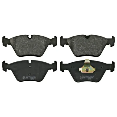 Bild av BLUE PRINT ADB114230 Jeu de plaquettes frein Essieu avant préparé pour indicateur d&#039;usure avec clip piston BMW: X3, 3 Touring, Berline