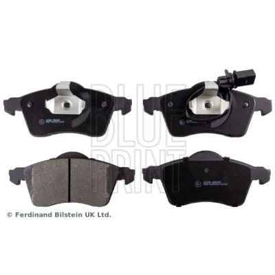 Bild av BLUE PRINT ADV184258 Jeu de plaquettes frein Essieu avant contact signal d&#039;usure inclus avec clip piston VOLKSWAGEN: TRANSPORTER 4 Bus