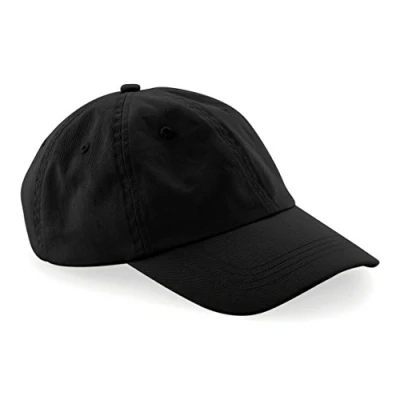 Bild av Beechfield B653 Låg profil 6 panel pappa keps, Svart, en storlek