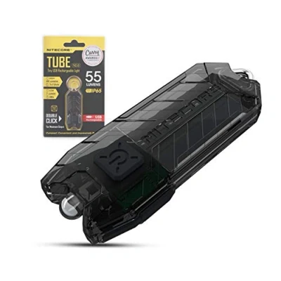 Bild av Nitecore Rör nyckelring V2.0 55 lumen USB uppladdningsbar 9,6 g [2021 version] [svart]
