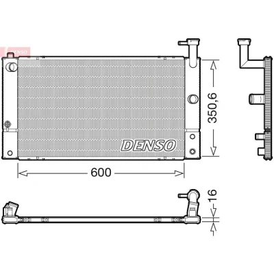 Bild av Kylare, motorkylning DENSO DRM50133