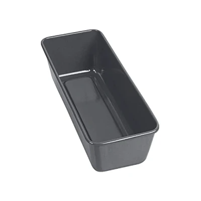 Bild av Original Kaiser La Forme Plus bakform lådform 25 x 10 cm, rektangulär brödbakform, emaljbotten, tårta bröd, surdegbeständig, svart