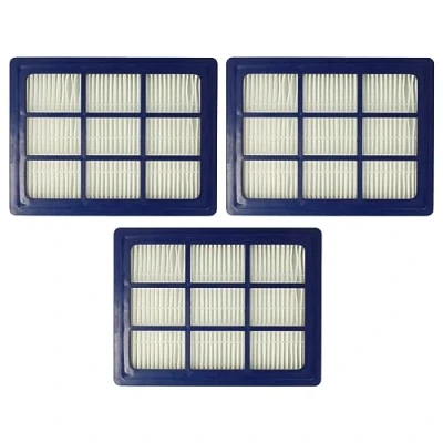 Bild av vhbw Filterset 3 x filter kompatibla med Nilfisk VP300 HEPA, eco, EU1, EU2 dammsugare HEPA filter, allergifilter