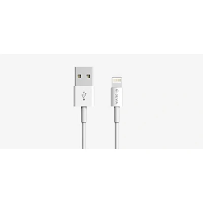 Bild av Devia USB kabel Lightning, 1 m, 2,1A, vit