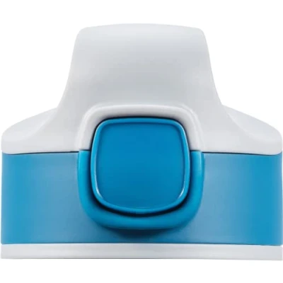 Bild av SIGG Miracle barn topp indigo ersättning flasklock, för alla aluminium eller tritan mirakel vattenflaska med sugrör (0,35 L, 0,4 0,45 L), lock