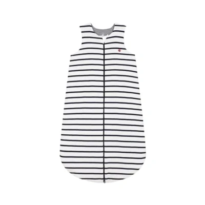 Bild av Petit Bateau Permanent Sovpåse för barn, Storlek: 81/95, Marshmallow/smoking