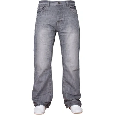 Bild av APT Basic Blue Bootcut breda ben utsvängda arbete vardagliga jeans stora, Grå, 32W x 32L