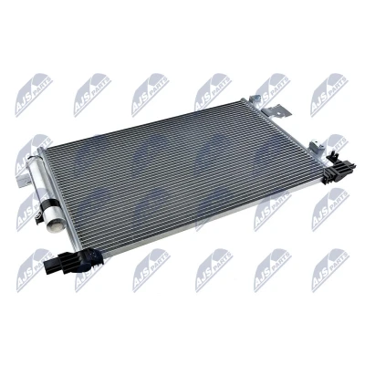 Bild av NTY CCS MS 011 Condenseur De Clim avec déshydrateur Aluminium CITROËN: C4 Aircross, C Crosser SUV, MITSUBISHI: ASX L200 III Pick up