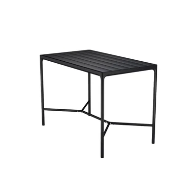 Bild av HOUE FOUR Table Trädgårdsbord Black/Black Aluminium 90x160 Bar H111 x W90 D160 cm