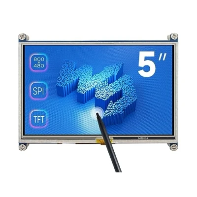 Bild av Waveshare Raspberry Pi 5 Inch HDMI LCD 800 * 480 High Resolution for A+/B+/2B/3B/3A+/3B+/Raspberry 4