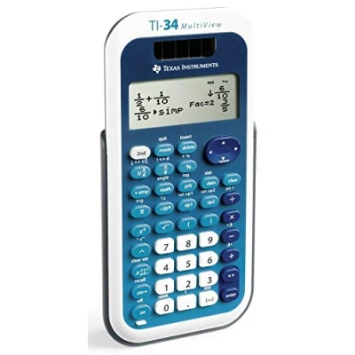 Bild av Texas Instruments MultiView TI 34 fickräknare med två rader display