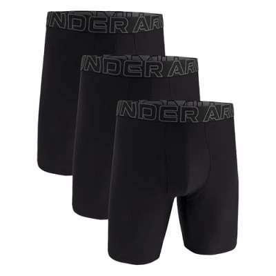 Bild av Men&#039;s Under Armour Performance Tech 9&quot; 3 Pack Solid Boxer Briefs