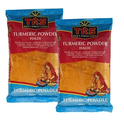 Bild av [2 x 400 g] TRS gurkmeja / mald pulver/haldi/tumerisk pulver