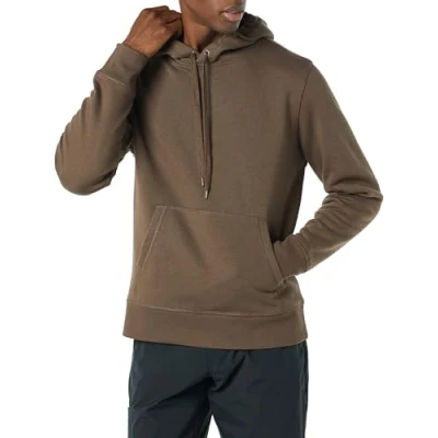 Bild av Amazon Essentials Men&#039;s Fleecetröja med huva (finns i Big &amp; Tall), Mellanbrun, M