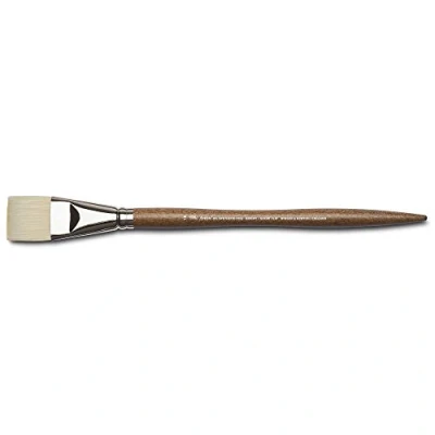 Bild av Winsor &amp; Newton 5010316 syntetisk konstnär oljeborste med hög elasticitet och livslängd, ergonomiskt handtag för oljefärger alkydfärger platt pensel, kort nr 16