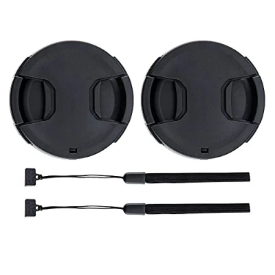Bild av 2 pack 82 mm främre linsskydd med lyxig lockhållare för Canon EF 1635 f2,8 l, 2470 Nikon AF S f2.8E, Sony FE GM, GM och mer Threm aded