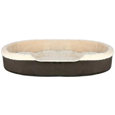 Bild av Trixie Cosma bed oval 70 x 55 cm brown/beige