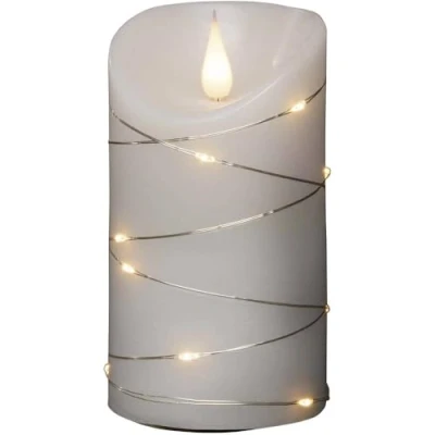 Bild av Konstsmide Christmas LED vaxljus vit Ljusfärg varmvit 13,5 cm