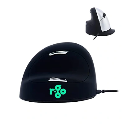 Bild av R Go Tools HE Mouse Ergonomic Large Left 5 knappar Silver