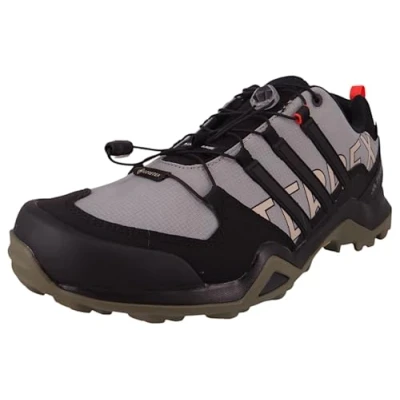 Bild av adidas herr Terrex Swift R2 Gore tex vandringsskor icke fotboll låga, Ch solid grå kärna svart olivstrata, 39 1/3 EU