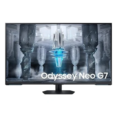 Bild av Samsung Odyssey Neo G70C spelskärm S43CG700NU, 43 tum, VA panel, UHD upplösning, AMD FreeSync Premium Pro, 1 ms (MPRT) svarstid, uppdateringsfrekvens 144 Hz, svart