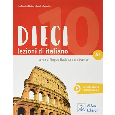 Bild av Dieci. Lezioni di italiano. A2. Con e book: Libro + ebook interattivo A2