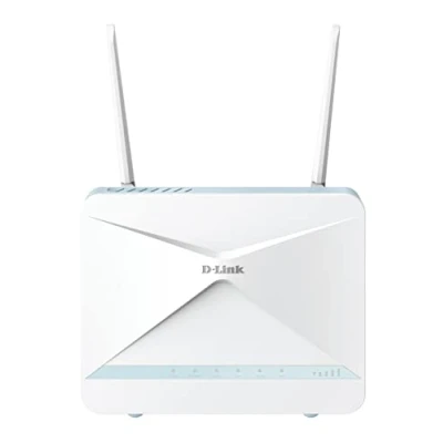 Bild av D Link G416/E EAGLE PRO AI AX1500 4G+ CAT6 Smart Router med nedladdning upp till 300Mbit/s, Wi Fi 6, Fi/trafikoptimering, Gigabit portar, WPA3, mesh support, olåst för alla nätverk.