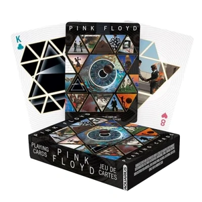 Bild av nyvara Art of Pink Floyd uppsättning av 52 standardspelkort + skämtare