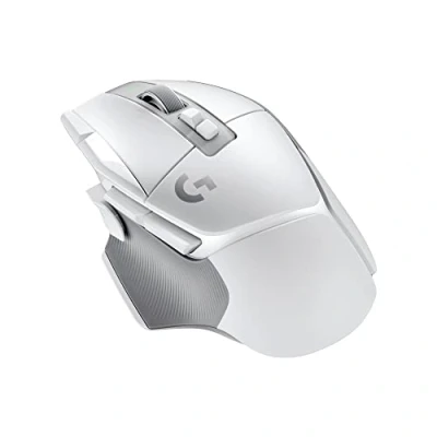 Bild av Logitech G G502 X LIGHTSPEED trådlös gamingmus optisk mus med LIGHTFORCE hybrid mekanisk brytare, HERO 25K gaming sensor, kompatibel PC macOS/Windows Vit