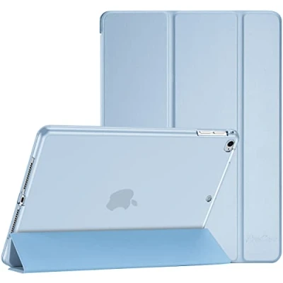 Bild av ProCase Fodral Skydd till iPad 9,7 tum 2018 6:e Gen / 2017 5:e Gen, Air 1/2, Mjuk TPU Baksida Skyddsfodral Smart Folio Case Himmelsblå