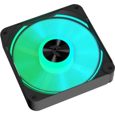 Bild av APNX FP2 120 Black Chassi fläkt 120mm Svart med RGB LED 35 dBA