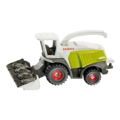 Bild av Siku 1418, Claas Fälthackare, Metall/Plast, Vit/Grön, Svängbart utmatningsrör, 40068740141