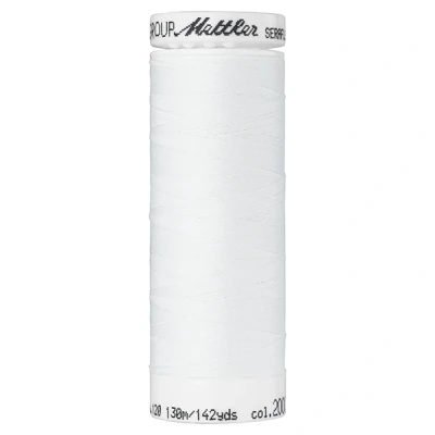 Bild av Mettler Seraflex Elastic Thread 50wt 142yd White 7840 2000