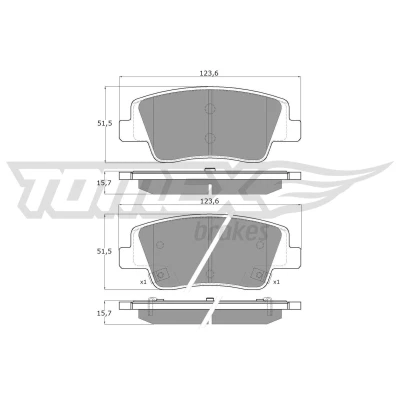 Bild av TOMEX brakes TX 52 68 ABS Givare Bakaxel aktiv sensor 82mm JEEP: Compass, WRANGLER 3, Cherokee IV, DODGE: Nitro SUV