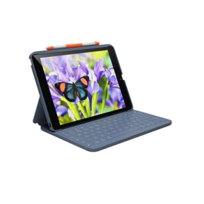 Bild av Logitech Rugged Lite keyboard and Folio case classic blue Tastatur &amp; set Blå